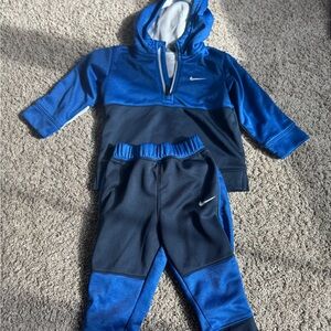 Nike Blue and Gray Kids Tracksuit